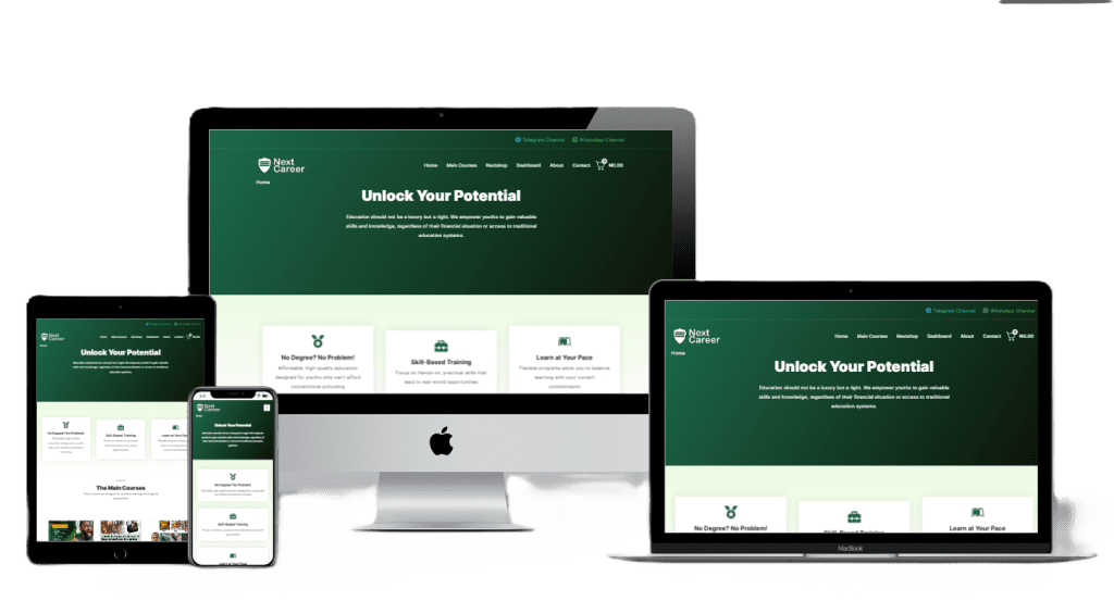 NextCareer website by Rock Edge ICT
