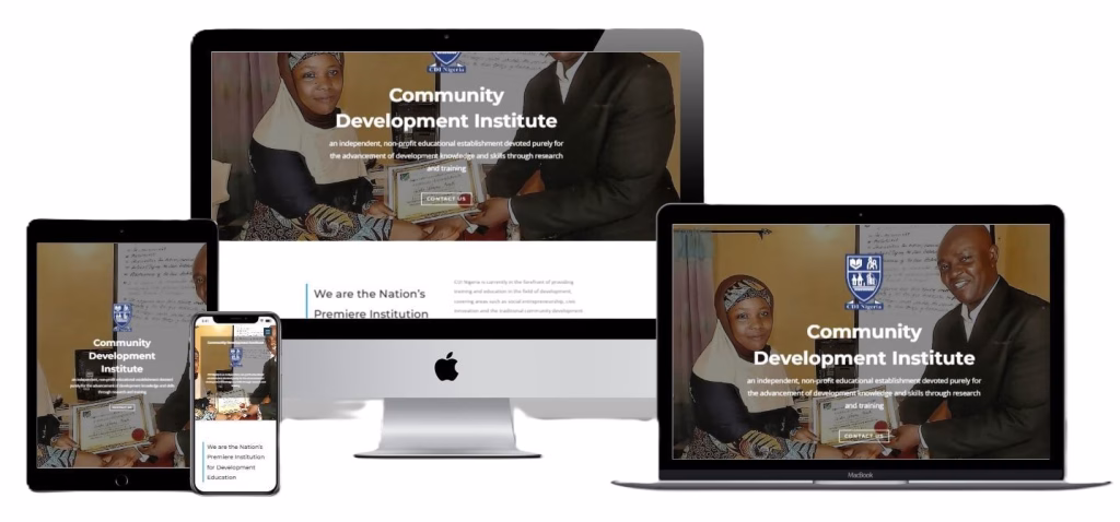 CDI Nigeria website by Rock Edge ICT